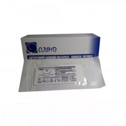 Шовный материал Полиамид монофиламентный 75 см, 3/0 черный